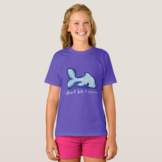 TE SCHATTIGE OM TE BIJTEN!  Shark T-shirt (Voorkant volledig)
