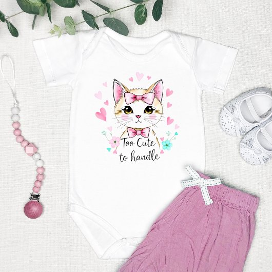 "Te Schattige om te hanteren" Schattig Romper