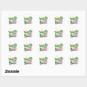 Te Schattige om te knijpen 🍀💚 Ronde Sticker (Vel)