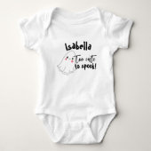Te Schattige om te spook Halloween Ghost Baby Body Romper (Voorkant)