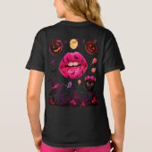 Te Schattige om typografie stijlvol Halloween spoo T-shirt (Achterkant)