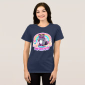 Te Schattige voor mythes!" – Kawaii Quinic Hoverbo Tri-Blend Shirt (Voorkant volledig)