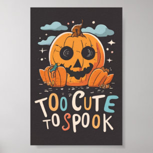 Te Schattige voor Spook: een Halloween Poster
