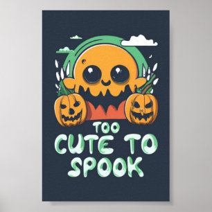 Te Schattige voor Spook: een Halloween Poster voor