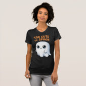Te Schattige voor Spook Funny Ghost T-shirt (Voorkant volledig)