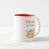 Te Schattige voor Spook Mok - Halloween Coffee Cup (Voorkant rechts)