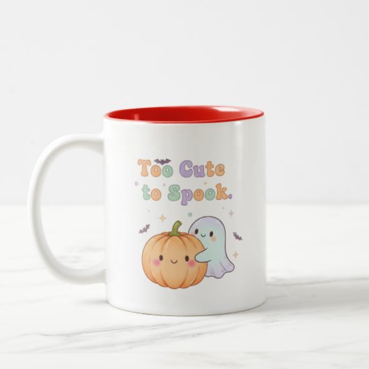 Te Schattige voor Spook Mok - Halloween Coffee Cup (Links)