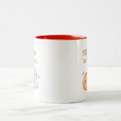 Te Schattige voor Spook Mok - Halloween Coffee Cup (Center)