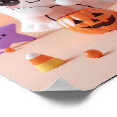 Te Schattige voor Spook – Schattig Ghost Poster (Hoek)