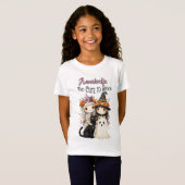 Te Schattige voor Spook T-Shirt, T-shirt (Voorkant volledig)