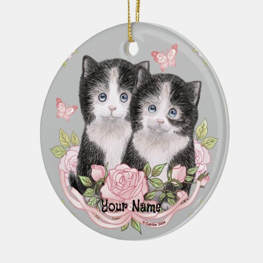 Te Schattigee Kittens kat ornament (Links)