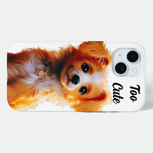 Te Schattigee puppy Case-Mate iPhone Case (Achterkant (horizontaal))