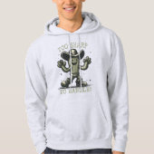 Te scherp om te hanteren -  Cactus Hoodie (Voorkant)
