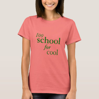 Te School voor Koel - Groene Doopvont T-shirt