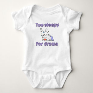 Te Slaap Voor Drama Grappige Kawaii Beer Romper