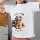 Te slim om te Schattige om te studeren T-shirt