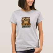 TE SLIM OM TE SLAPEN T-SHIRT (Voorkant)