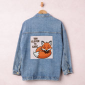 Te slim om zorg te dragen - Sleeping Fox Illustrat Denim Jacket (Hangar)