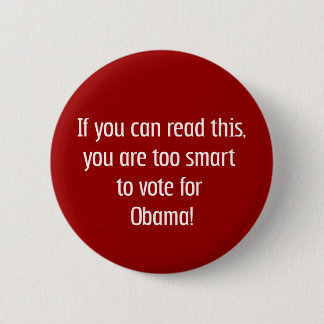 Te slim voor Obama t-shirts, spelden en nog veel m Ronde Button 5,7 Cm
