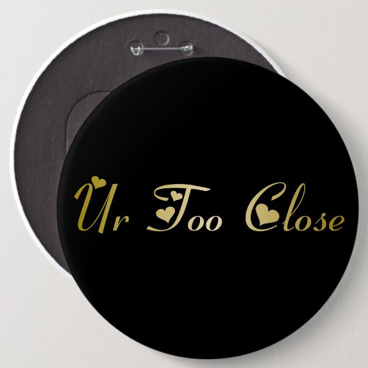 Te sluiten UR Ronde Button 6,0 Cm (Voorkant /achterkant)