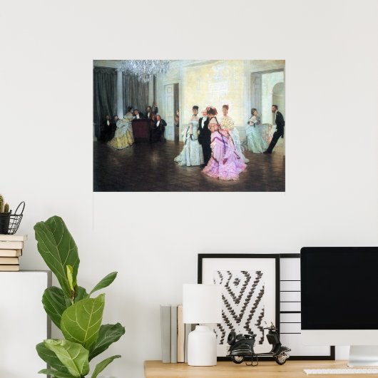 Te snel door James Tissot Poster (Thuiskantoor)