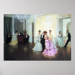 Te snel door James Tissot Poster