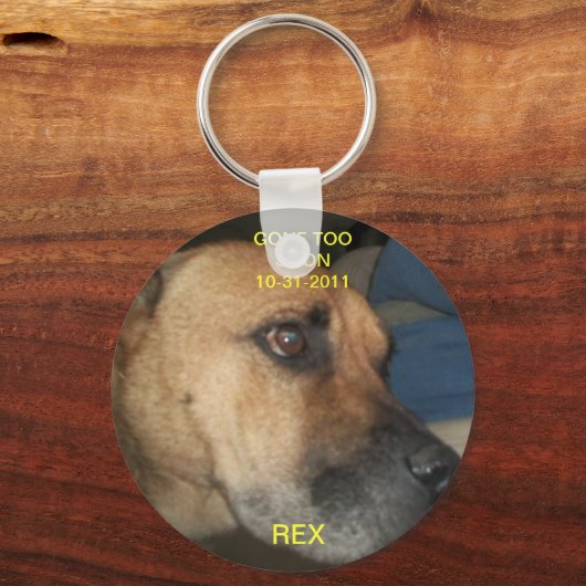 Te snel gegrepen sleutelhanger (Voorkant)