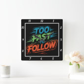 Te snel om de grafiek te volgen vierkante klok (Huis)