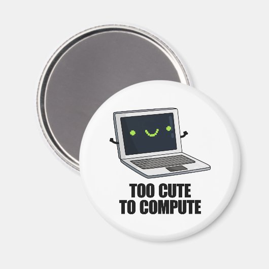 Te snel om te berekenen hoe grappige notebookcompu magneet (Voorkant / Achterkant)