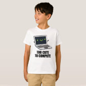 Te snel om te berekenen hoe grappige notebookcompu t-shirt (Voorkant volledig)