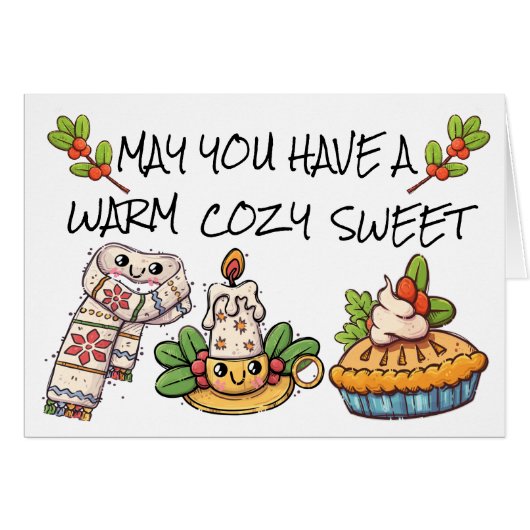 Te snelle kerstkaart (Voorkant Horizontaal)