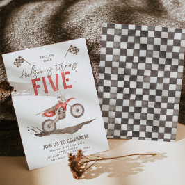 Te snelle uitnodiging van de 5e verjaardag | Bike 