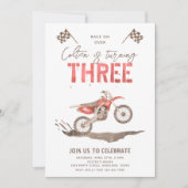 Te snelle uitnodiging van de Dagen | 3e verjaardag (Voorkant)