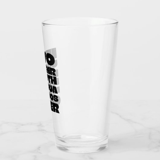 Te Sober Bold Pintglas Glas (Links)