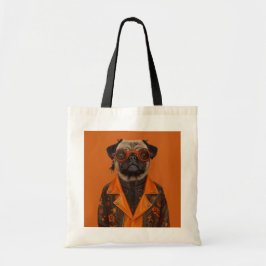 Te spookachtig om met Pug om te gaan Tote Bag