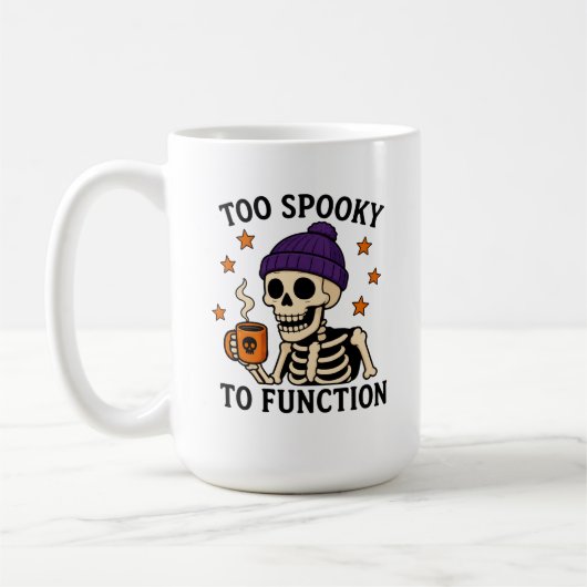Te spooky om te functioneren koffiemok (Links)