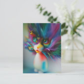 Te stollen regenboog gekleurd creatief Briefkaart (Staand voorkant)