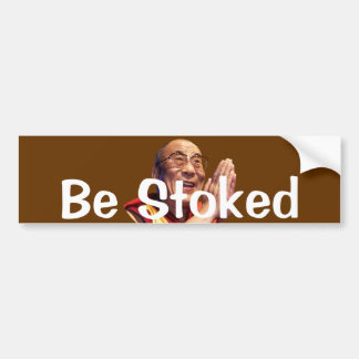 Te stoppen bumpersticker