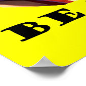 Te stoppen poster (Hoek)