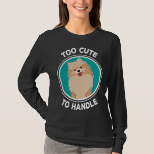 Te stuiten om roodgeprezen hond idea te behandelen t-shirt