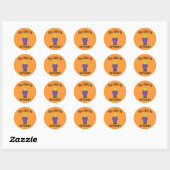 Te stuiten op Spook - Frankenstein Ronde Sticker (Vel)