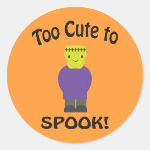 Te stuiten op Spook - Frankenstein Ronde Sticker