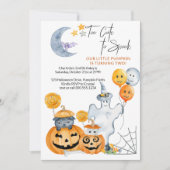 Te stuiten op Spook Fun Halloween Birthday Party Kaart (Voorkant)