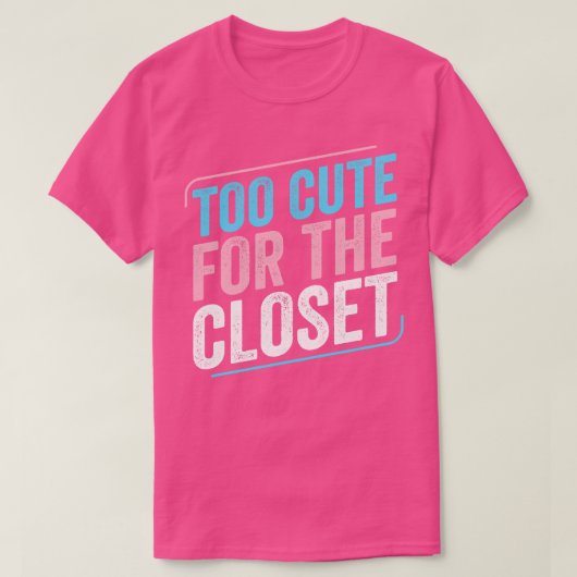 Te stuiten voor de kast transpride transgender LG T-shirt (Design voorkant)