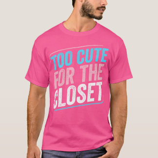 Te stuiten voor de kast transpride transgender LG T-shirt