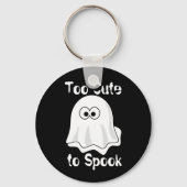 "Te stutten aan Spook" Sleutelhanger (Voorkant)