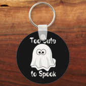 "Te stutten aan Spook" Sleutelhanger (Voorkant)