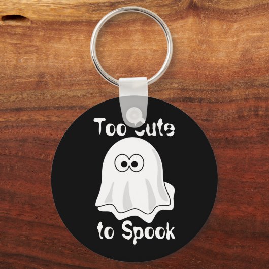 "Te stutten aan Spook" Sleutelhanger (Voorkant)