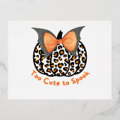 Te stutten naar Spook Folie Uitnodiging Briefkaart (Voorkant)