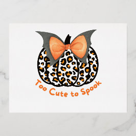 Te stutten naar Spook Folie Uitnodiging Briefkaart